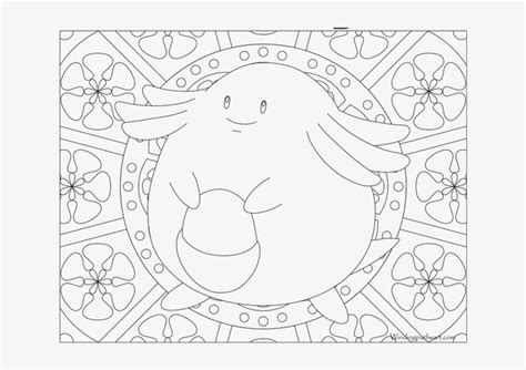 Chansey Pokemon Pokemon Coloring Pages For Adults Transparent Png