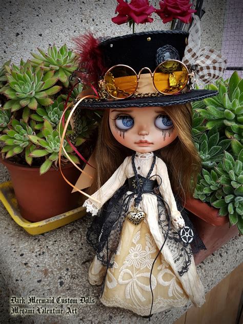 Blythe Doll Ooak Fullset Odette Steampunk Victorian By Dark Etsy