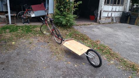 Diy Single Wheel Bicycle Trailer Easy 3 Steps Instructables