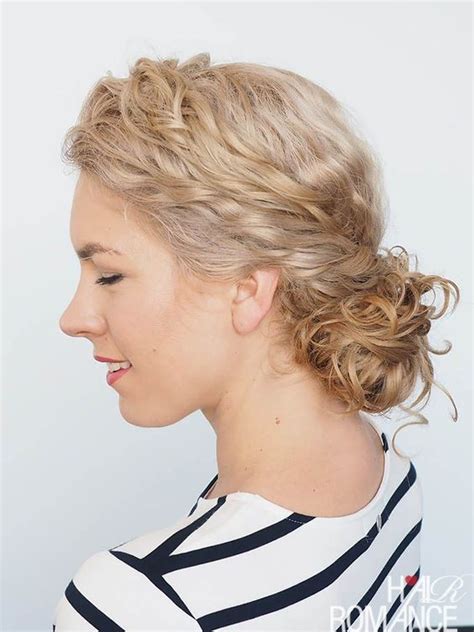 Do you want to fade or undercut with short. Easy curly hairstyle tutorial - Curly twist bun - Hair ...