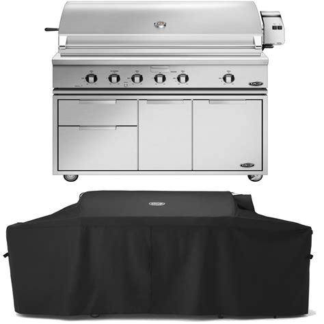 Dcs Series 7 Traditional 48 Inch Propane Gas Grill With Rotisserie On Dcs Cad Cart W Grill