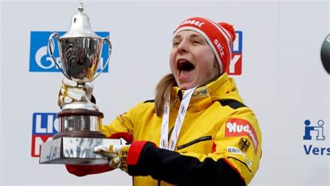 Germanys Tina Hermann Pulls Off Huge Comeback To Win 3rd World Skeleton Title Cbc Sports