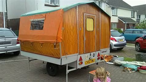 1960s Chateau Mobile Trailer Tent With Awning In Carmarthen