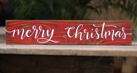 We have made a compilation of best christmas photos for facebook. Red Merry Christmas Wood Sign - The Weed Patch