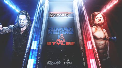 Wwe Draft Custom Match Card By Kalistomg By Kalistomg On Deviantart