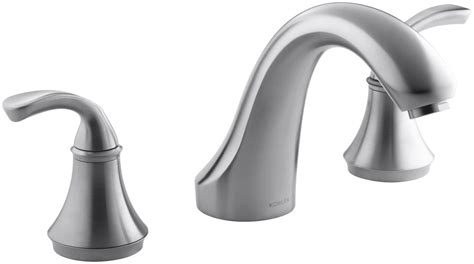Kohler hot tub suite hotels. Kohler K-T10278-4-G Brushed Chrome Double Handle Roman Tub ...