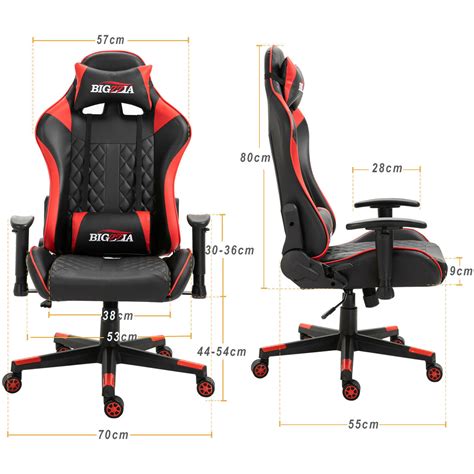 The best gaming chairs in this guide have been tested for work, upright attentive play, and more relaxed sessions using controllers instead of a mouse and keyboard either in front of a desk's monitor or even in front of a tv. Office Executive Gaming Game Chair Swivel Lifting ...