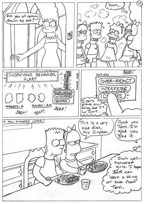 Post Bart Simpson Comic Jimmy Lisa Simpson Marge Simpson