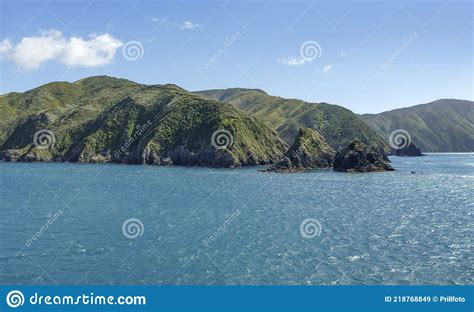 Queen Charlotte Sound Stock Image Image Of Rocky Wilderness 218768849
