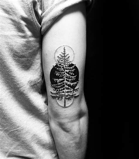 50 Simple Tree Tattoo Designs For Men - Forest Ink Ideas