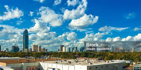Uptown Houston Houston Galleria Business District Skyline Stock Photo