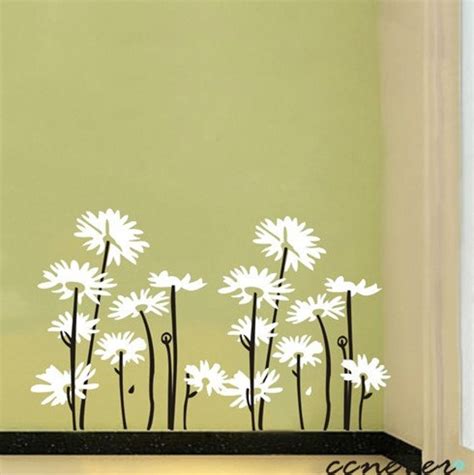 Items Similar To 2sets Daisy Flowers Removable Graphic Art Wall