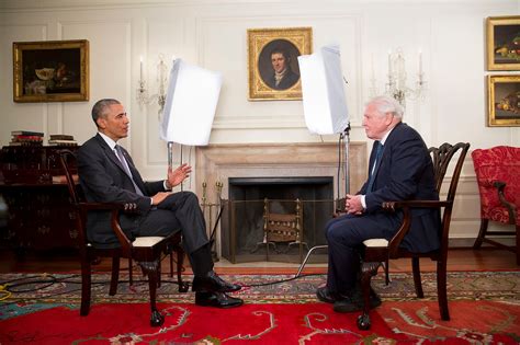 Barack Obama Interviews Sir David Attenborough In Unique White House