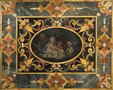 An Italian Baroque Pietre Dure Panel 18th Century Art Italian