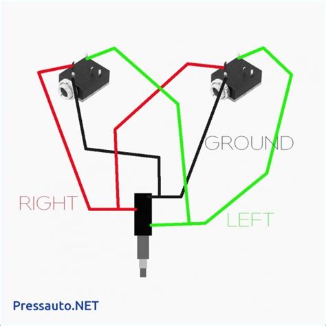 The most common connectors are 6.35 as illustrated in the second diagram, when there is electric current through the coil, it magnetizes the. Stereo Headphone Jack Wiring Diagram