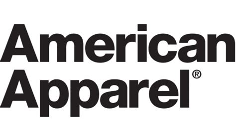 American Apparel Logo Evolution History And Meaning Png Clothing