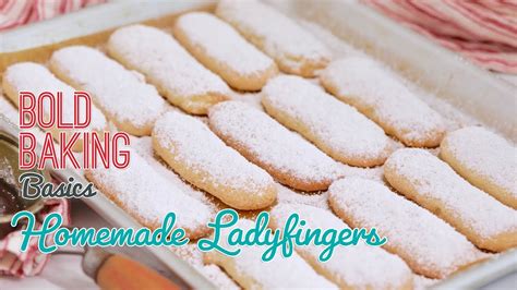 This easy ladyfingers recipe calls for just 4 ingredients! Homemade Ladyfingers Recipe (+ Video) - Gemma's Bigger Bolder Baking