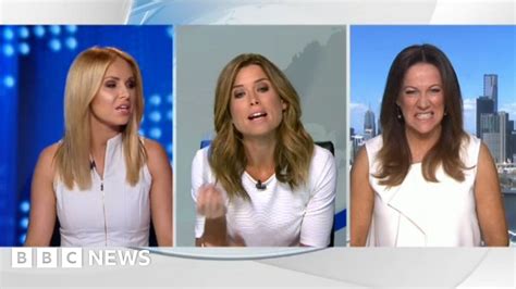 Australian Presenter Rants At All White Tv Line Up Bbc News