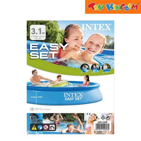 Intex Easy Set 10 Ft X 24 In Swimming Pool Toy Kingdom
