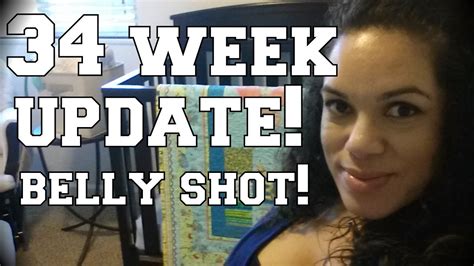 34 Week Update Belly Shot Pregnancy Vlog Youtube