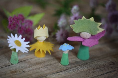 Craft Ideas For Kids Flower Peg Doll Peg Dolls Crafts Flower Child
