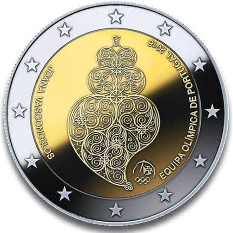 2 Euros Portugal 2016 Monete Banconota Numismatica