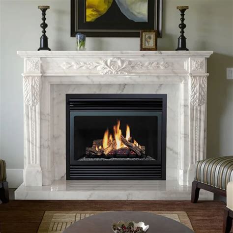 Luxury White Marble Fireplace Mantel For House Buy Marble Fireplace