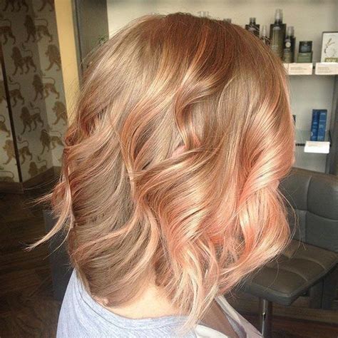 Peachy Pink Balayage Redbloom Salon Creative Colour Spring Vibes