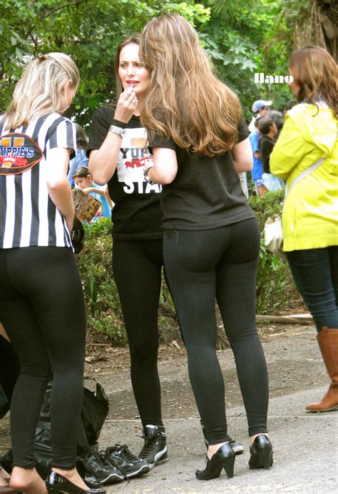 Perfect Bubble Butt Blond Lycra