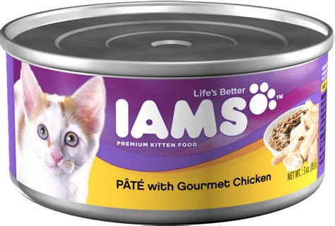Singleton's guidance in mind, here are the best premium dry this cat food contains optimal portions of chicken meal, animal fat, vegetable fiber, carbohydrates, vitamins, and minerals. Iams Kitten Premium Pate with Gourmet Chicken Canned Cat ...
