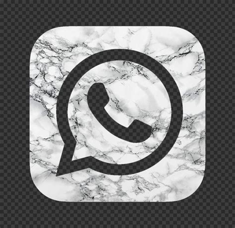 Hd White Marble Aesthetic Whatsapp Logo Icon Png Citypng Logo Icons