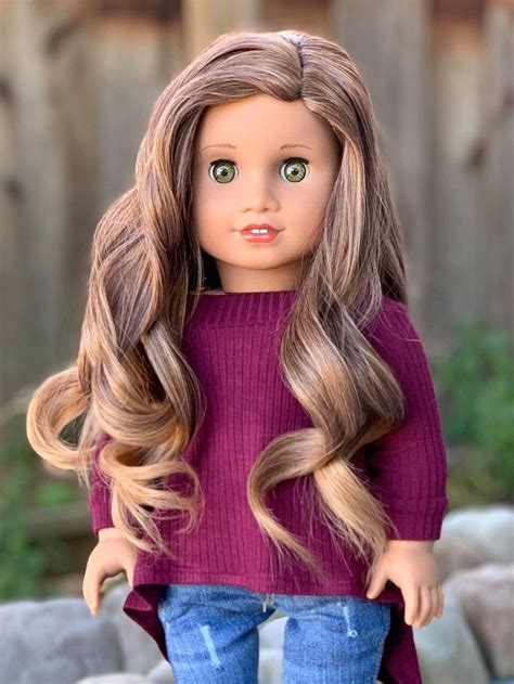 11 custom american girl doll wig for all 18 dolls by etsy american girl doll hairstyles