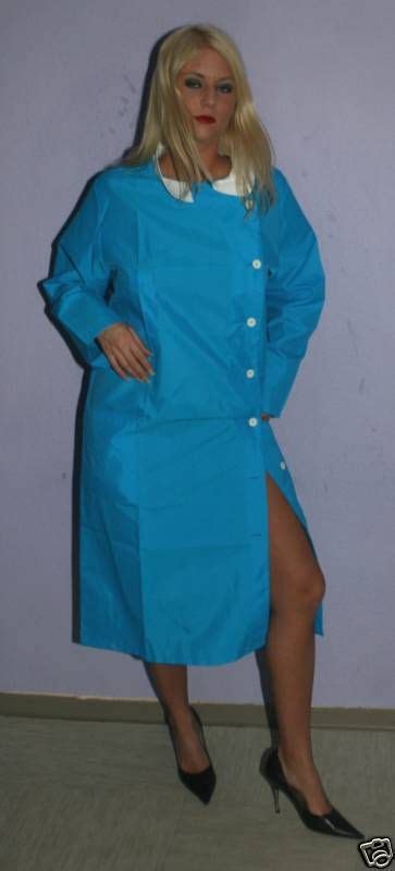 nylons blouse nylon pvc apron staff uniforms housecoat slip apron kleding