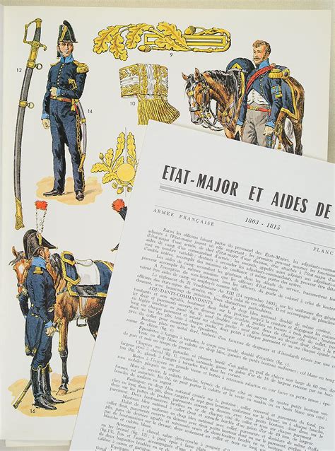 LarmÉe FranÇaise Planche N° 81 État Major Et Aides De Camp 1803