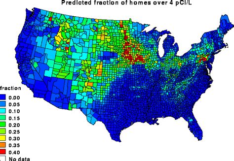 Radon Gas Map Us