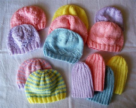 Hats are wonderful fashion accessories and a way to make an individual statement. 8 Preemie Knit Hat Patterns - The Funky Stitch