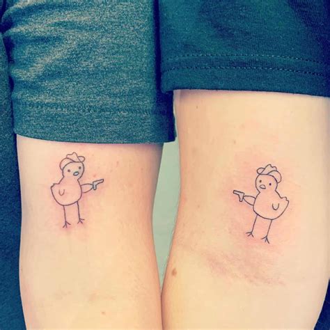 Funny Tattoos 80 Best Design Ideas 2021 Updated Matching Friend