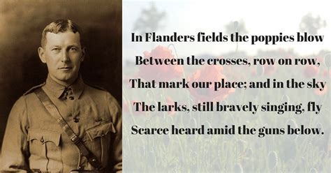 John Mccrae Officer Doctor And Author Of Wwis Most Famous Poem