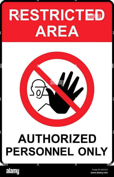 Authorized Personnel Only Sign Restricted Area Sign Do Not Enter My