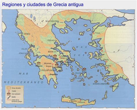 Asl Diversificación La División Geográfica De La Antigua Grecia