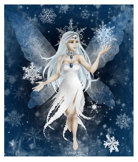A Winter Fairy Creating The Beauty And Uniqueness That Is