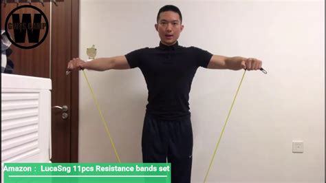Lucasng 11pcs Resistance Bands Tutorial （deltoid Muscle Workout Youtube