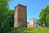 Gatewaytoren Van Het Vroegere Bisschoppelijke Slot Van De 14de Eeuw in ...