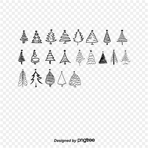 Black Christmas Tree Silhouette Png Free Vector Black Silhouettes