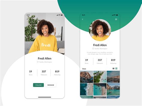 Daily Ui Challenge User Profile Page On Behance