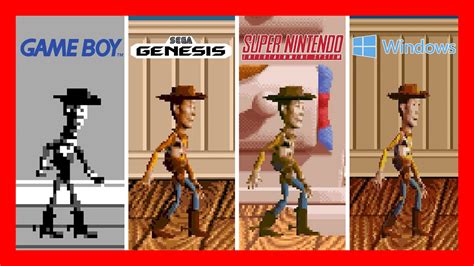Toy Story 🤖 Versions Comparison 🤠 Genesis Snes Windows And Game Boy