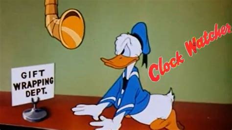 The Clock Watcher 1945 Disney Donald Duck Cartoon Short Film
