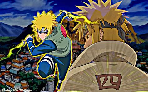 Naruto Yellow Flash Fanfiction Anime Wallpaper