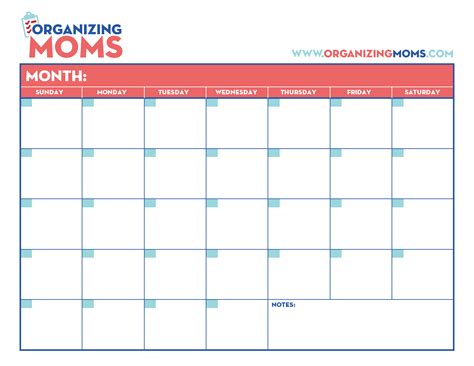 Free Printable Customizable Calendar
