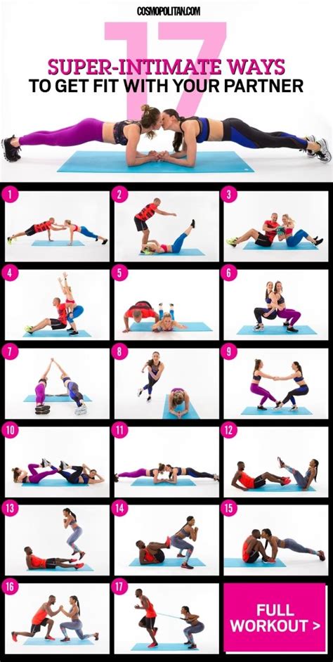 17 Super Intimate Ways To Get Fit With Your Partner Couples Workout